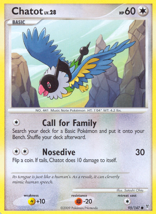 Chatot (95/147) [Platinum: Supreme Victors] Reverse Holofoil