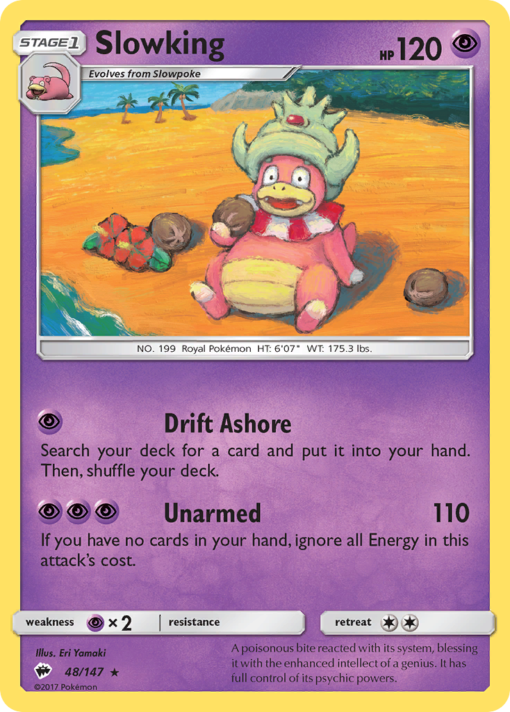 Slowking (48/147) [Sun & Moon: Burning Shadows] Reverse Holofoil