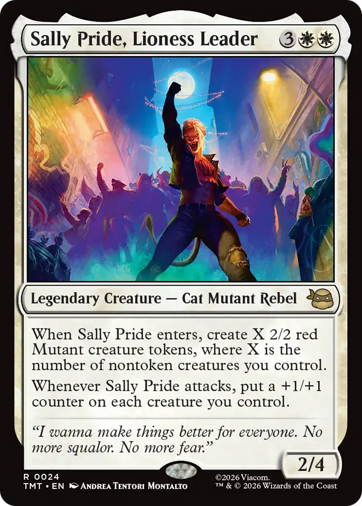 Sally Pride, Lioness Leader [Teenage Mutant Ninja Turtles] Foil