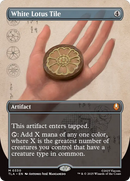 White Lotus Tile (Borderless) [Avatar: The Last Airbender] Foil