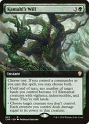 Kamahl's Will (Extended Art) [Commander Legends] Foil