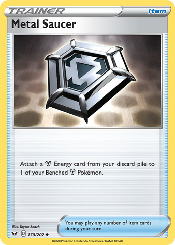 Metal Saucer (170/202) [Sword & Shield: Base Set] Reverse Holofoil
