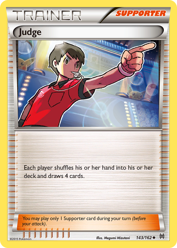 Judge (143/162) [XY: BREAKthrough] Reverse Holofoil