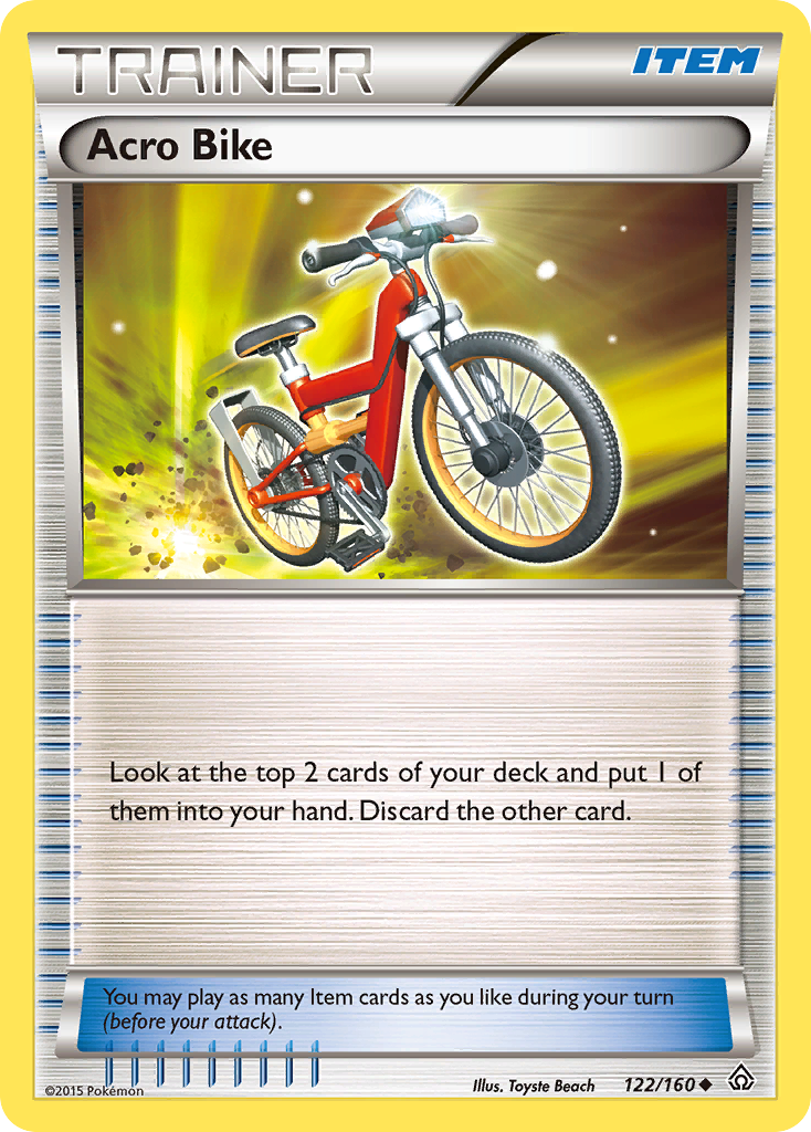 Acro Bike (122/160) [XY: Primal Clash] Reverse Holofoil