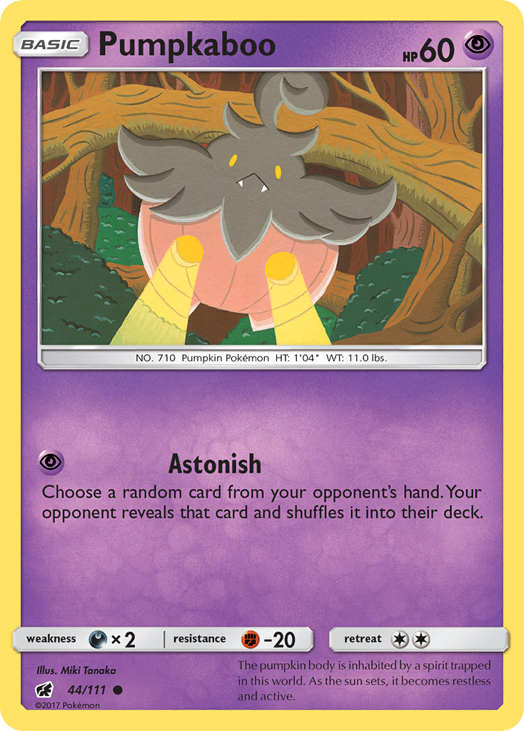 Pumpkaboo (44/111) [Sun & Moon: Crimson Invasion] Reverse Holofoil