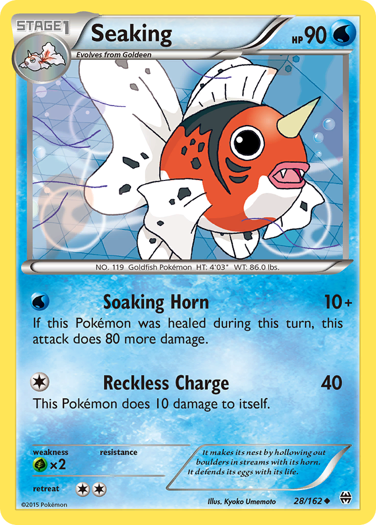 Seaking (28/162) [XY: BREAKthrough] Reverse Holofoil