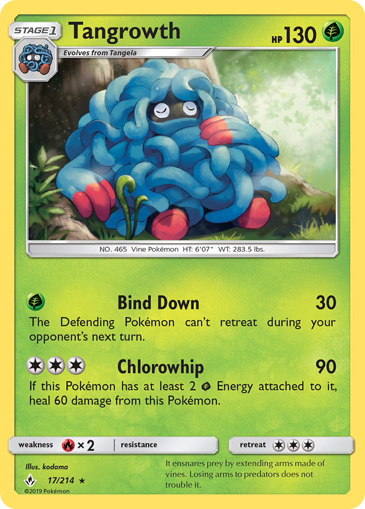 Tangrowth (17/214) [Sun & Moon: Unbroken Bonds] Reverse Holofoil