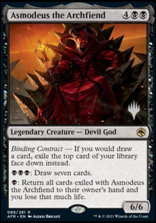 Asmodeus the Archfiend (Promo Pack) [Dungeons & Dragons: Adventures in the Forgotten Realms Promos] Foil