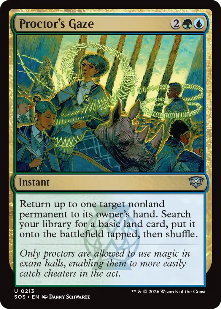 Proctor's Gaze [Secrets of Strixhaven] Foil