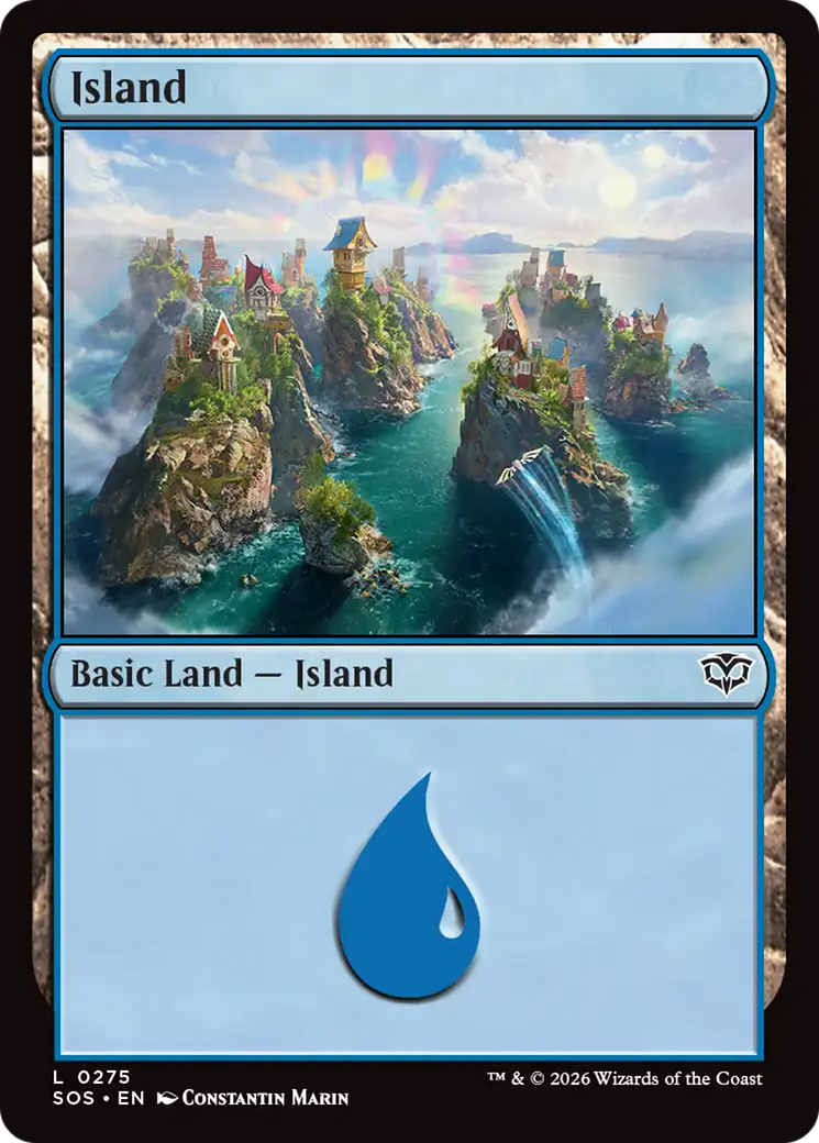 Island (0275) [Secrets of Strixhaven] Foil