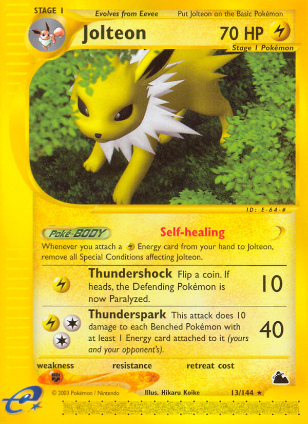 Jolteon (13/144) [Skyridge] Reverse Holofoil