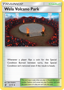 Wela Volcano Park (63/70) [Sun & Moon: Dragon Majesty] Reverse Holofoil