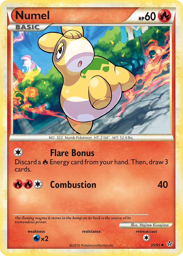 Numel (35/95) [HeartGold & SoulSilver: Unleashed] Reverse Holofoil