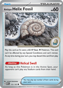 Antique Helix Fossil (153/165) [Scarlet & Violet 151] Reverse Holofoil