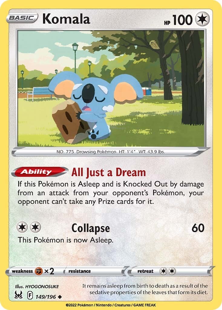 Komala (149/196) [Sword & Shield: Lost Origin] Reverse Holofoil