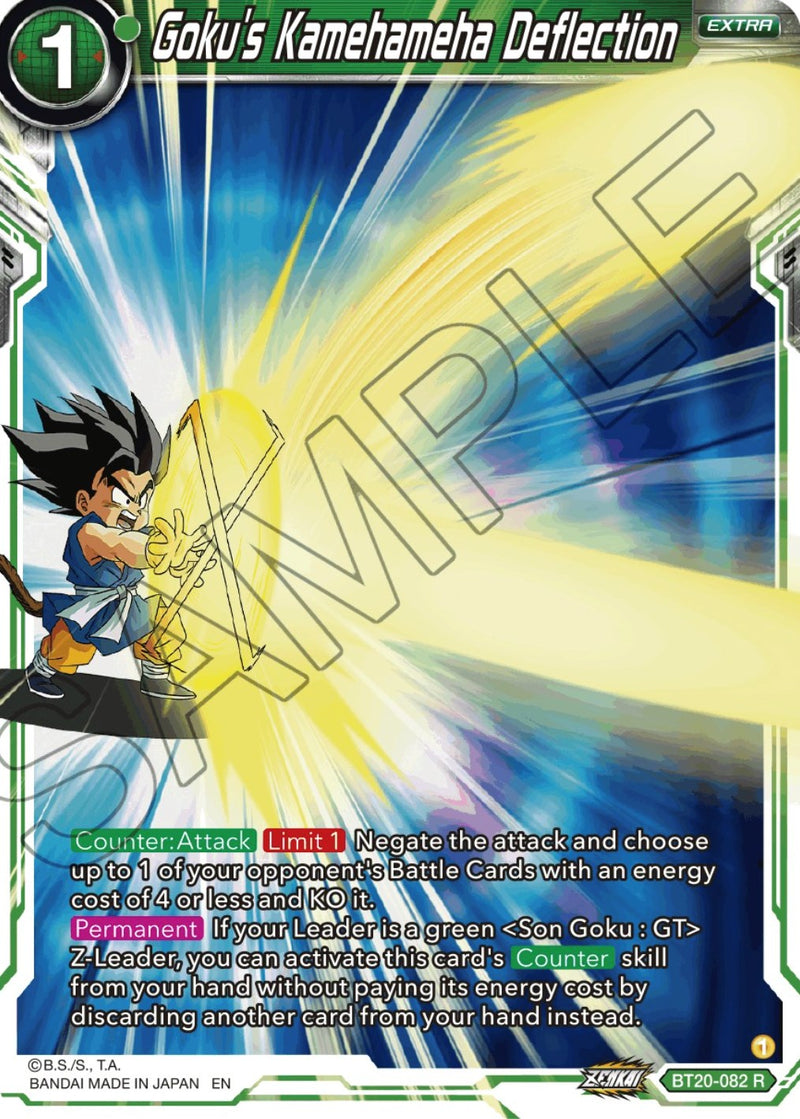 Goku's Kamehameha Deflection (BT20-082) [Power Absorbed] Parallel Foil