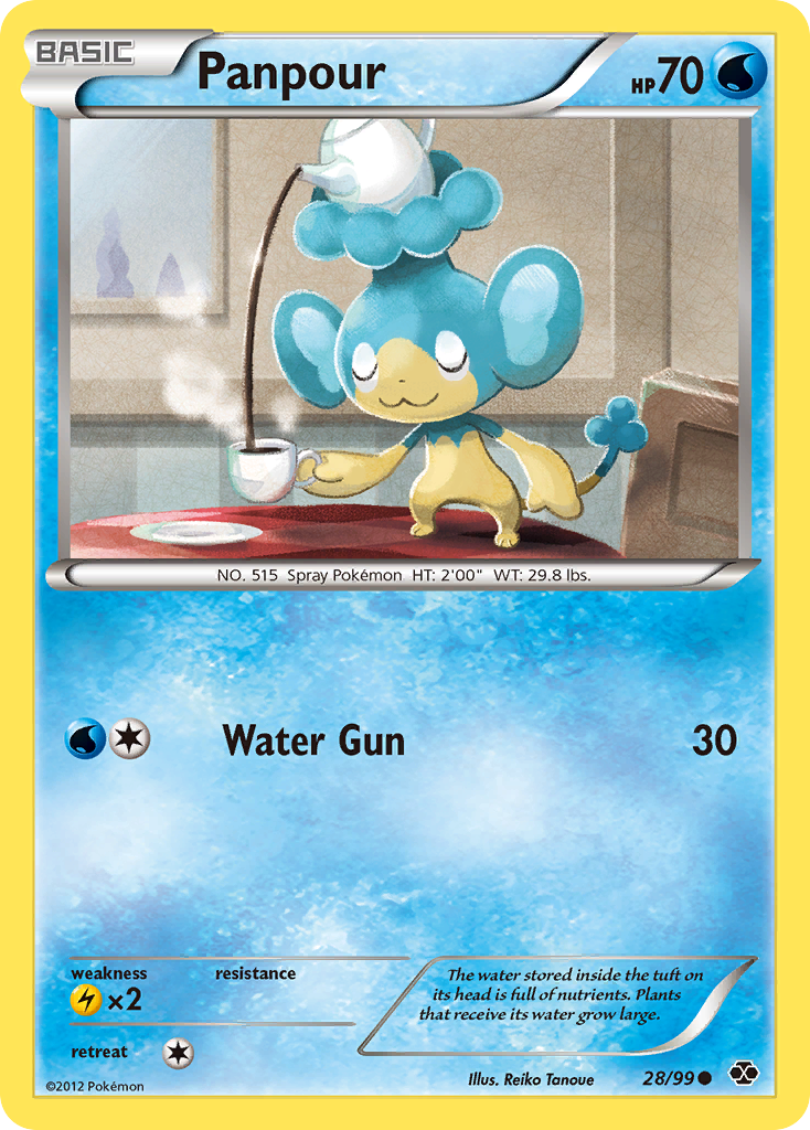 Panpour (28/99) [Black & White: Next Destinies] Reverse Holofoil