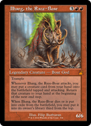 Ilharg, the Raze-Boar (Retro Frame) [Ravnica Remastered] Foil