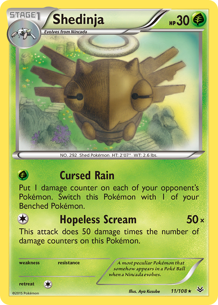 Shedinja (11/108) [XY: Roaring Skies] Reverse Holofoil