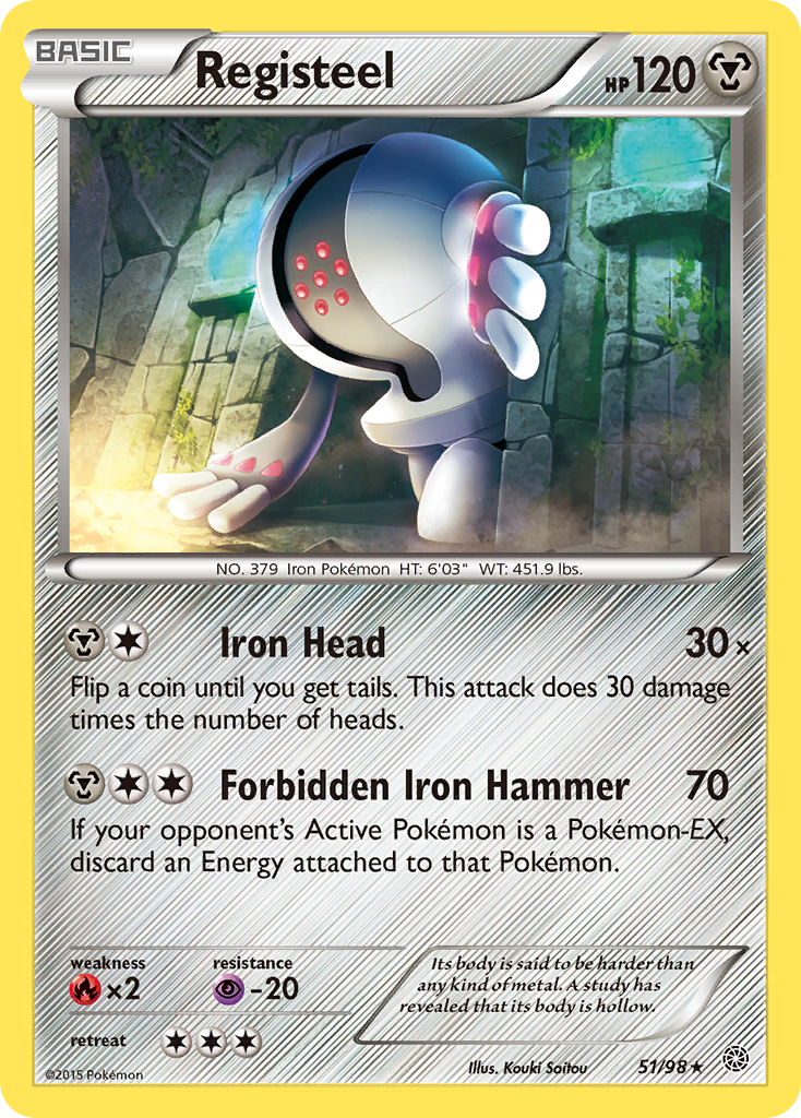 Registeel (51/98) [XY: Ancient Origins] Reverse Holofoil