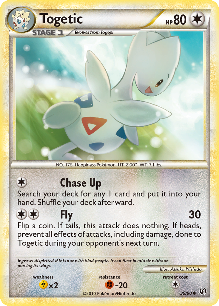 Togetic (39/90) [HeartGold & SoulSilver: Undaunted] Reverse Holofoil