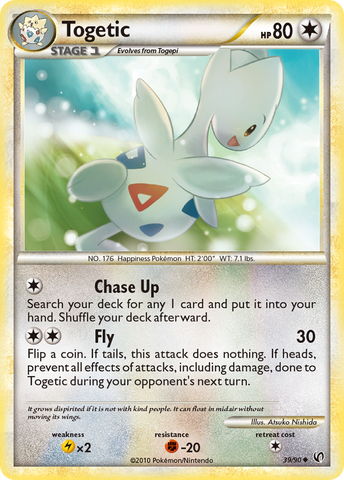 Togetic (39/90) [HeartGold & SoulSilver: Undaunted] Reverse Holofoil