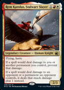 Rem Karolus, Stalwart Slayer [Innistrad: Midnight Hunt] Foil