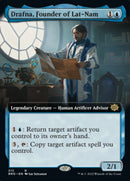 Drafna, Founder of Lat-Nam (Extended Art) [The Brothers' War] Foil