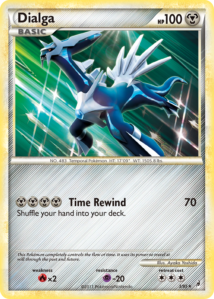 Dialga (3/95) [HeartGold & SoulSilver: Call of Legends] Reverse Holofoil