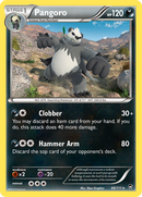 Pangoro (68/111) [XY: Furious Fists] Reverse Holofoil