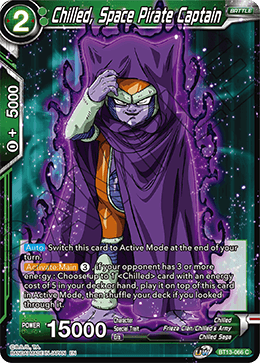 Chilled, Space Pirate Captain (Common) (BT13-066) [Supreme Rivalry] Parallel Foil