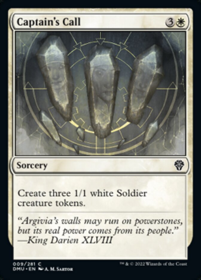 Captain's Call [Dominaria United] Foil