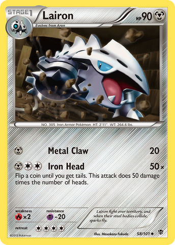 Lairon (58/101) [Black & White: Plasma Blast] Reverse Holofoil