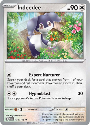 Indeedee (153/198) [Scarlet & Violet: Base Set] Reverse Holofoil