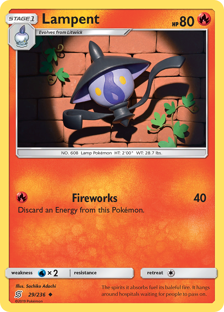 Lampent (29/236) [Sun & Moon: Unified Minds] Reverse Holofoil