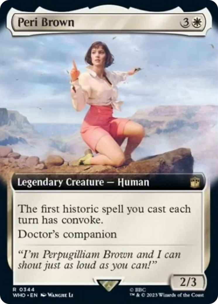 Peri Brown (Extended Art) [Doctor Who] Foil
