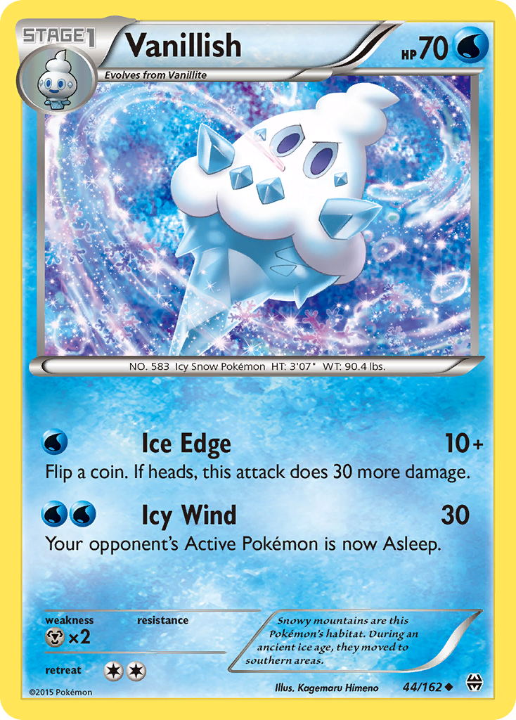 Vanillish (44/162) [XY: BREAKthrough] Reverse Holofoil