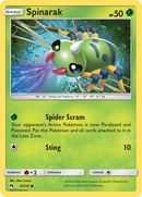Spinarak (9/214) [Sun & Moon: Lost Thunder] Reverse Holofoil
