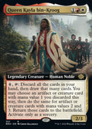 Queen Kayla bin-Kroog (Extended Art) [The Brothers' War] Foil