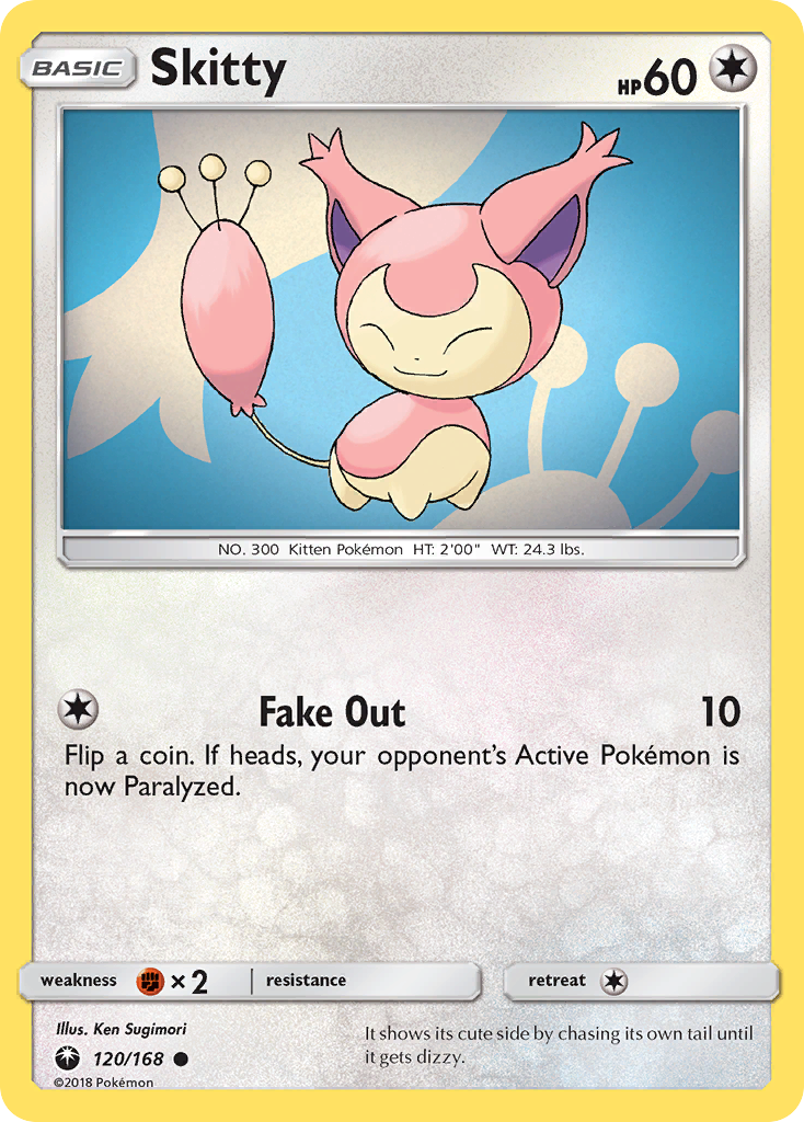Skitty (120/168) [Sun & Moon: Celestial Storm] Reverse Holofoil