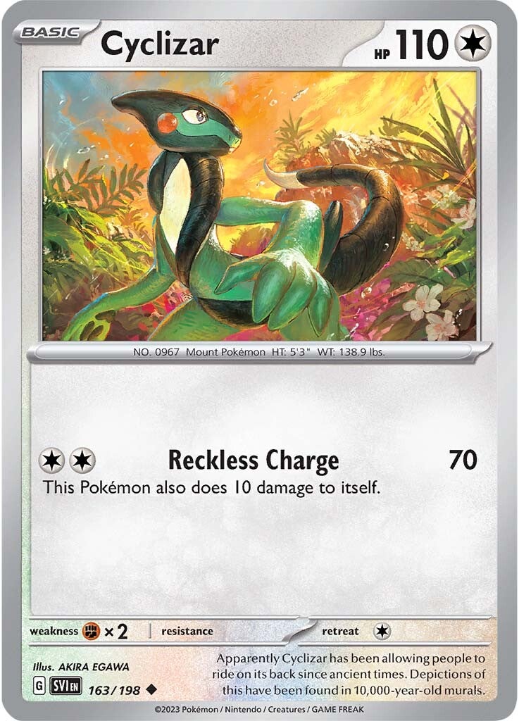 Cyclizar (163/198) [Scarlet & Violet: Base Set] Reverse Holofoil