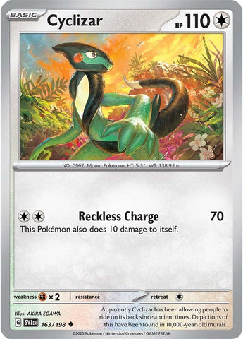 Cyclizar (163/198) [Scarlet & Violet: Base Set] Reverse Holofoil