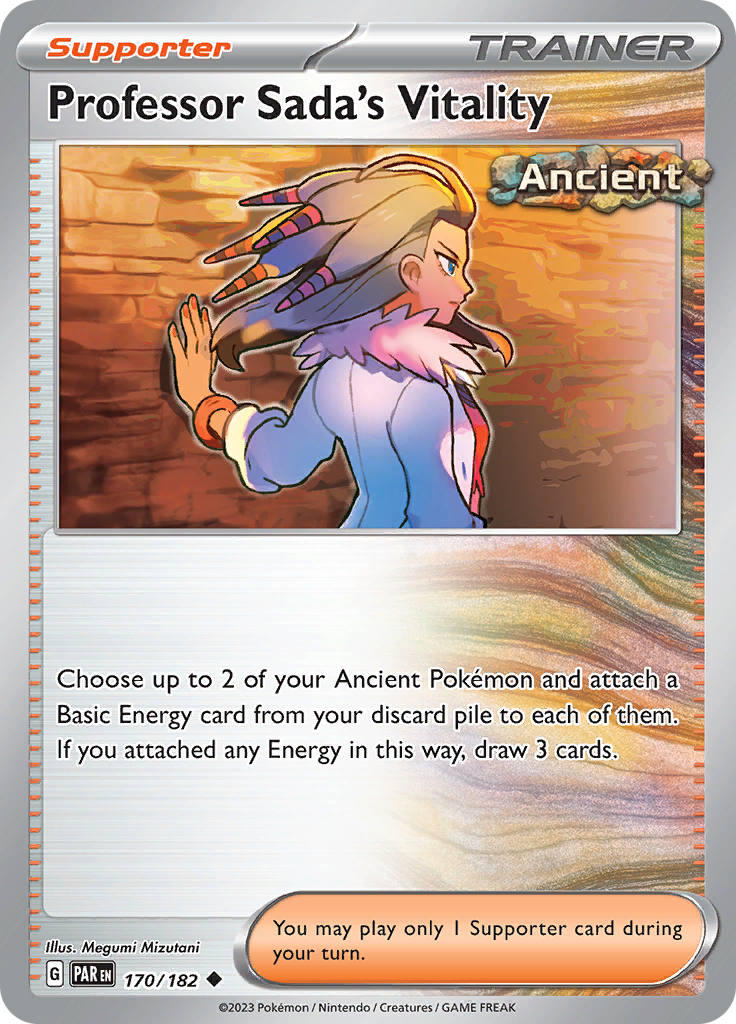 Professor Sada's Vitality (170/182) [Scarlet & Violet: Paradox Rift] Reverse Holofoil