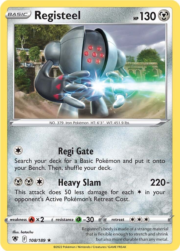 Registeel (108/189) [Sword & Shield: Astral Radiance] Reverse Holofoil