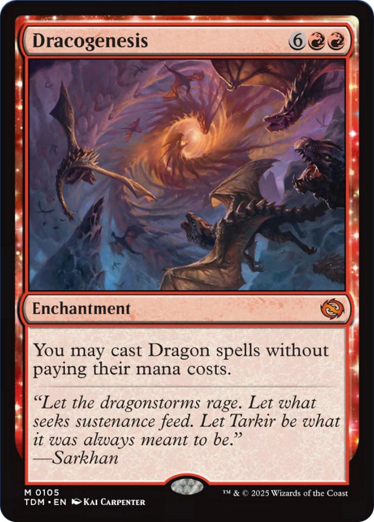 Dracogenesis [Tarkir: Dragonstorm] Foil