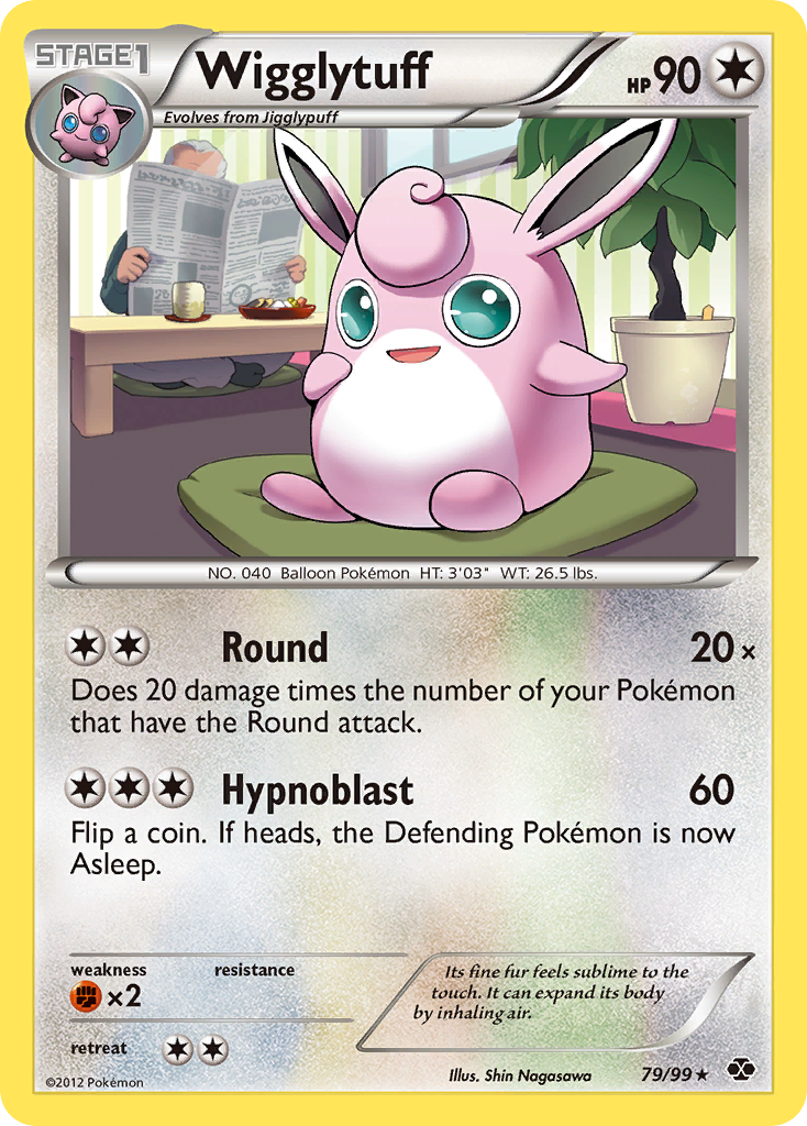 Wigglytuff (79/99) [Black & White: Next Destinies] Reverse Holofoil