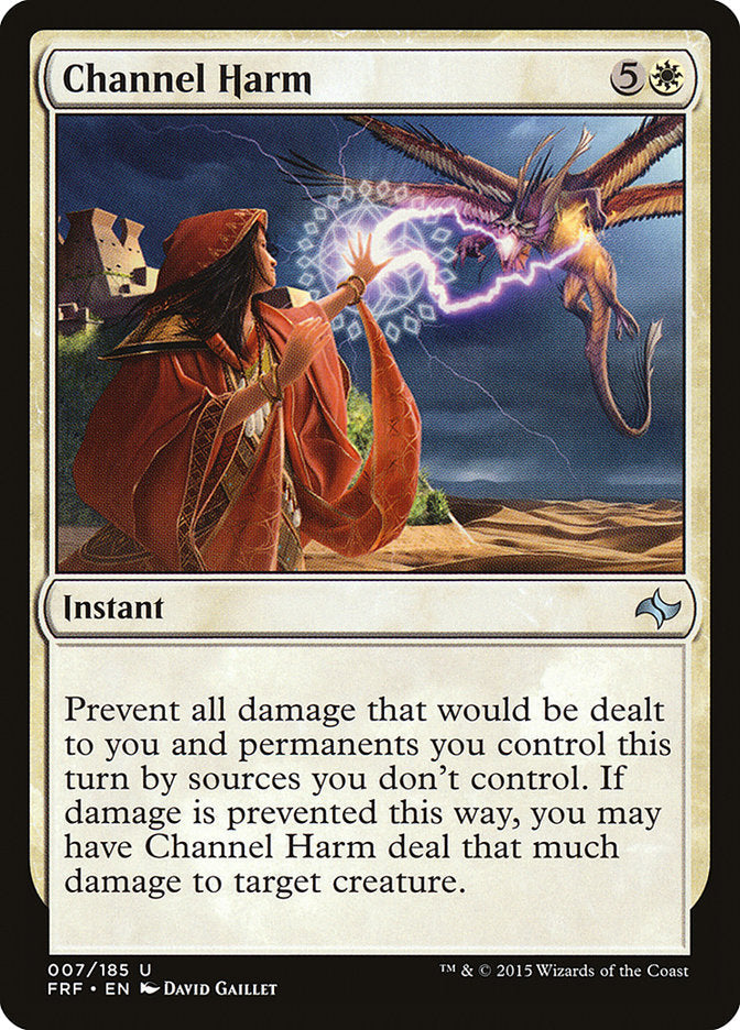 Channel Harm [Fate Reforged] Foil
