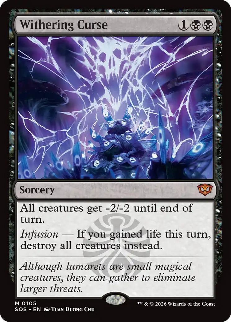 Withering Curse [Secrets of Strixhaven] Foil