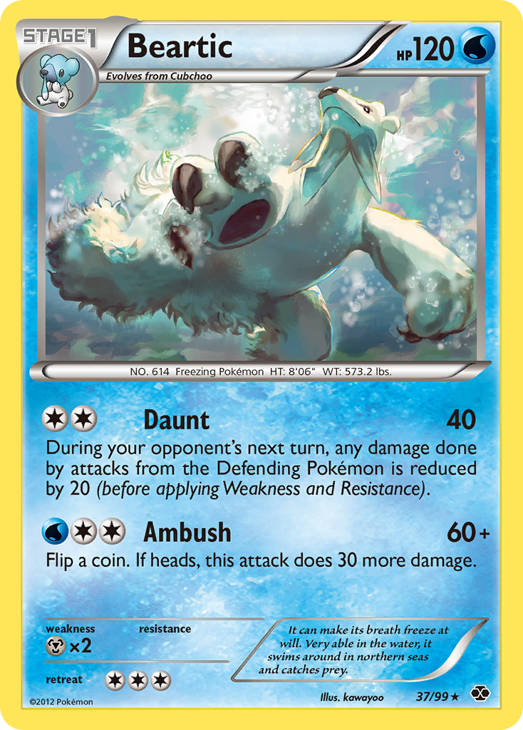 Beartic (37/99) [Black & White: Next Destinies] Reverse Holofoil