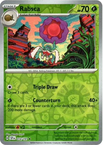 Rabsca (014/191) [Scarlet & Violet: Surging Sparks] Reverse Holofoil